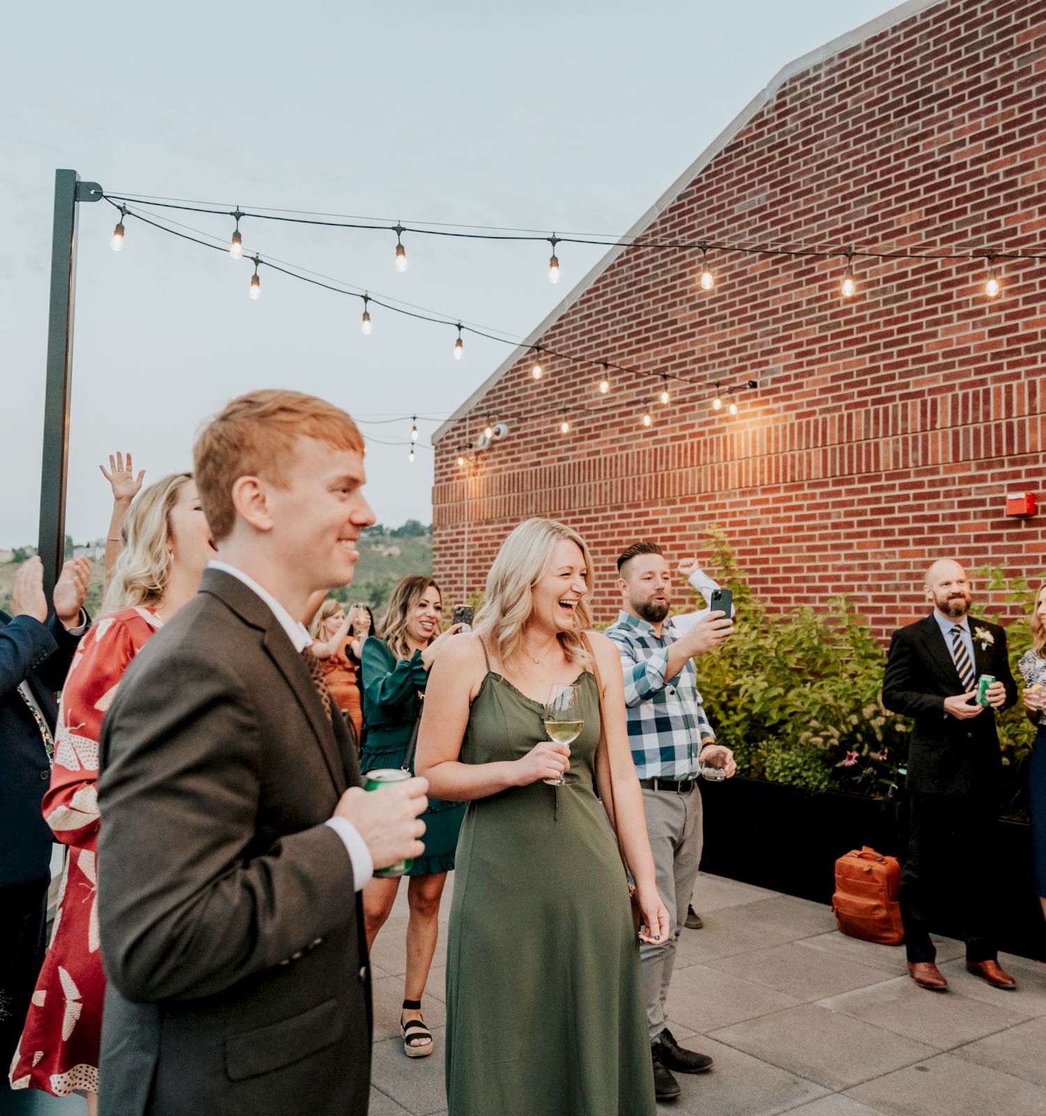 people hosting wedding at the eddy