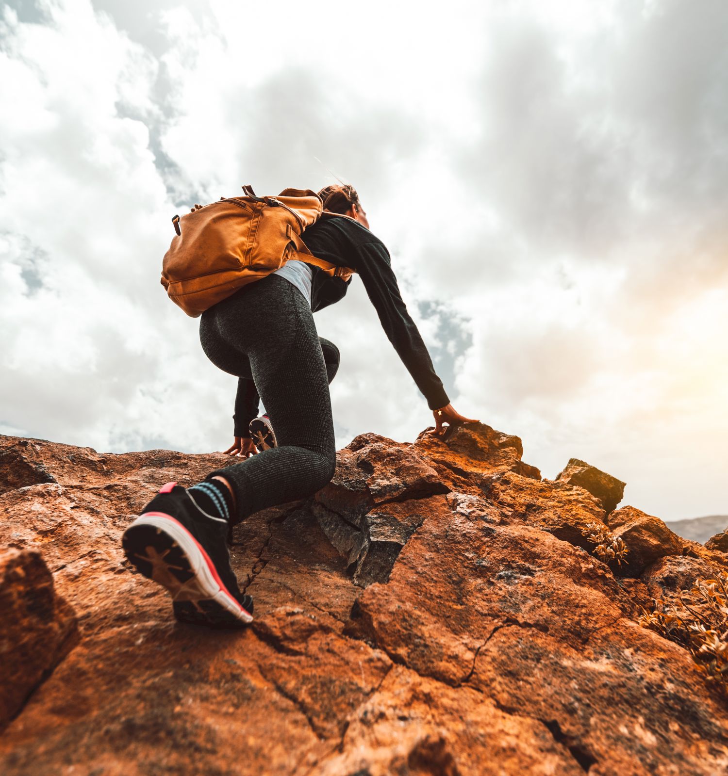 person hiking
