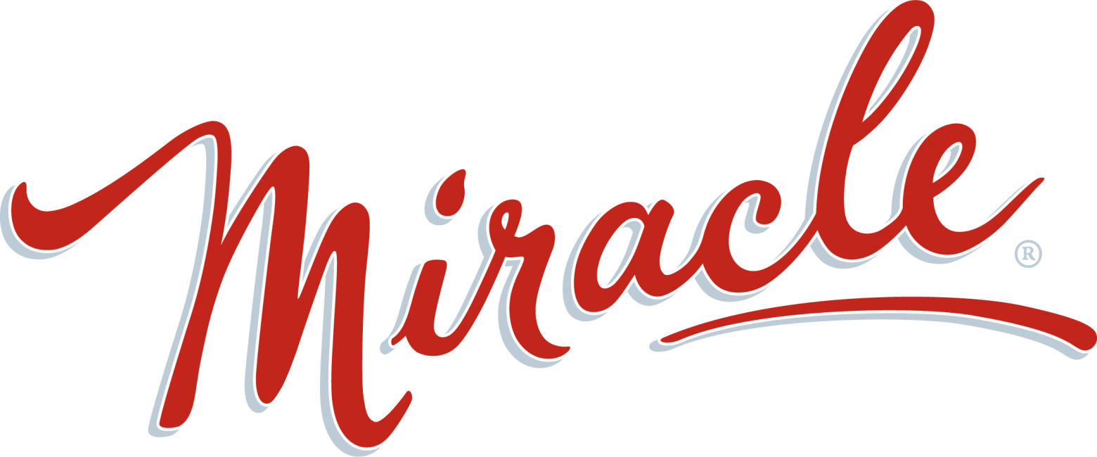 The image features the word "Miracle" written in a stylized red script font.