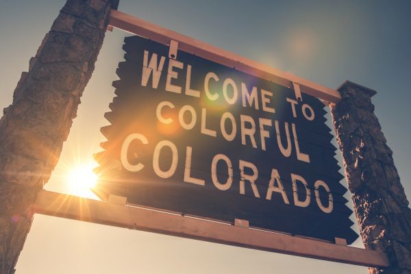 welcome to colorado sign