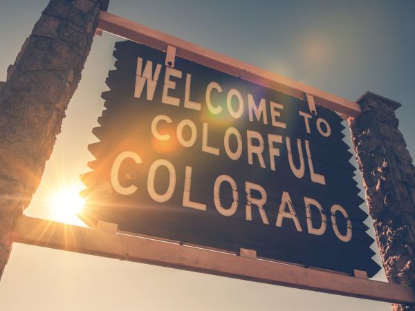 welcome to colorado sign