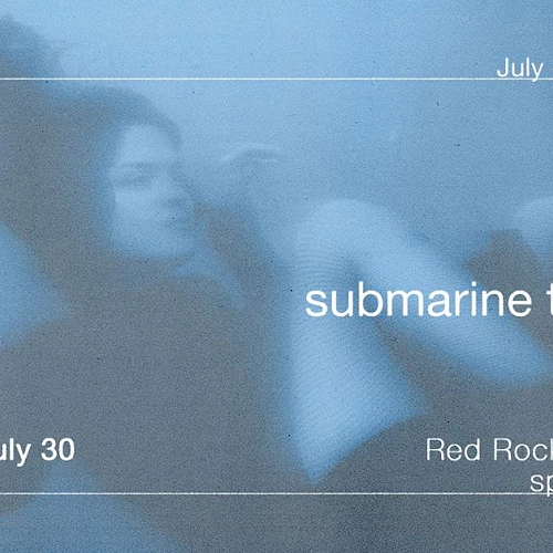 Poster for The Marias' Submarine Tour (Extended) on July 30, 2025, at Red Rocks Amphitheatre with special guest Julie.